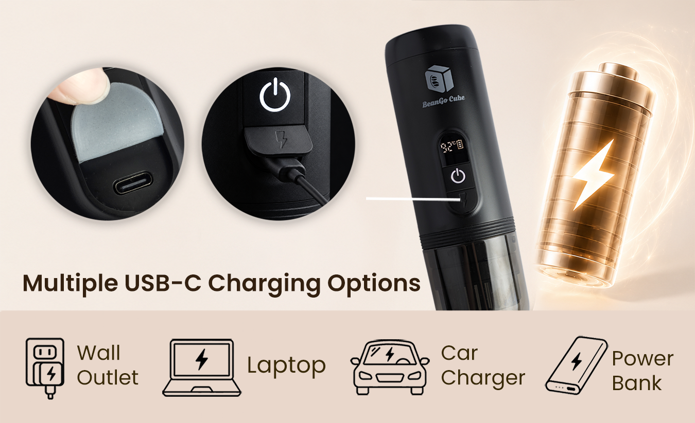Note: Charge with a 5 V / 2 A USB charger. Roamer does not support fast charging.